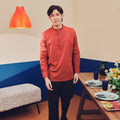 Men Collar Kurta Terracotta - Umbi