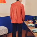Men Collar Kurta Terracotta - Umbi