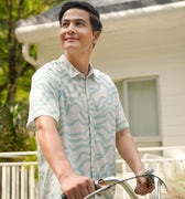 Men Holiday Shirt in Wave - Umbi