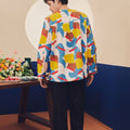 Men Kurta Jellybean Print - Umbi