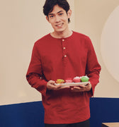 Men Kurta Red - Umbi