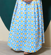 baju raya family sedondon kidsgirls teacup skirt pulut print