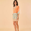 Midi Dress with Kirana Print - Umbi