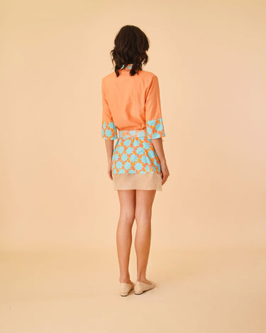 Midi Dress with Kirana Print - Umbi