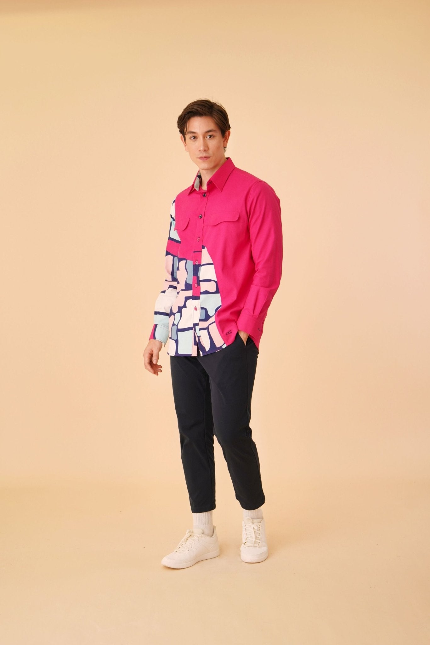 Multi Colour Block Shirt - Umbi