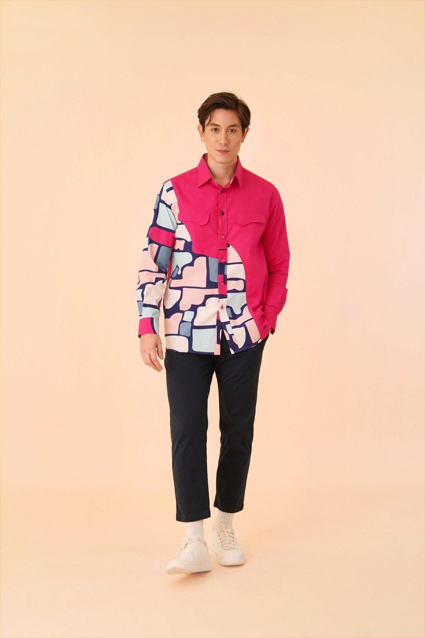 Multi Colour Block Shirt - Umbi