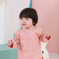 one set baby baju melayu long sleeve button eid raya kenduri event wear 