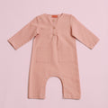 baju raya family sedondon kids baby jumpsuit blush pink 