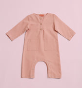 baju raya family sedondon kids baby jumpsuit blush pink 