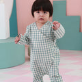 baju raya family sedondon kids baby kimono jumpsuit checked tiffany