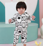 baju raya family sedondon kids baby kimono jumpsuit fuji print