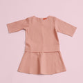 baju raya family sedondon kids baby kurung dress blush pink