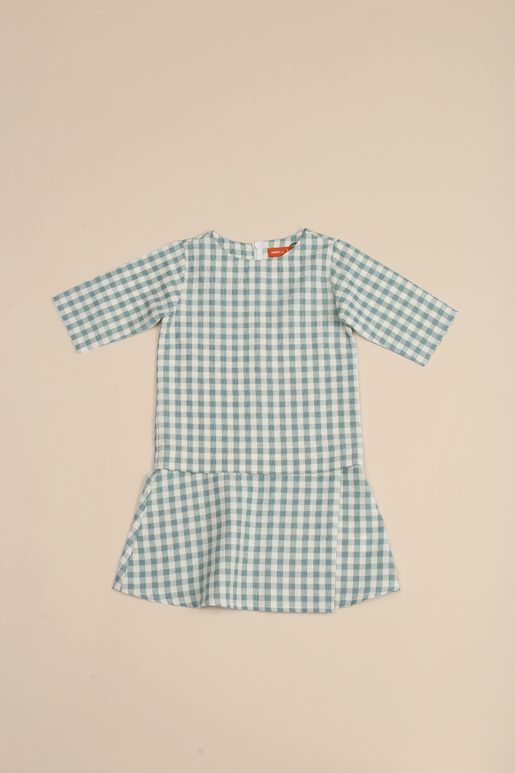 baju raya family sedondon kids baby kurung dress checked tiffany