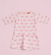 baju raya family sedondon kids baby kurung dress cupcake print