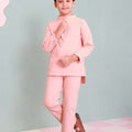 one set boy baju melayu long sleeve button eid raya kenduri event wear 