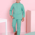 baju raya family sedondon kids boy baju melayu set tiffany