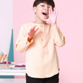 baju raya family sedondon kids boy kurta top checked caramel