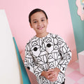 baju raya family sedondon kids boy teluk belanga kurta top fuji print