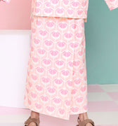 baju raya family sedondon kids girl classic skirt cupcake print