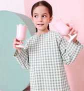 baju raya family sedondon kids girl kurung top checked tiffany