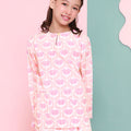 baju raya family sedondon kids girl kurung top cupcake print