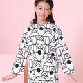 baju raya family sedondon kids girl kurung top fuji print