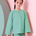 baju raya family sedondon kids girl kurung top tiffany