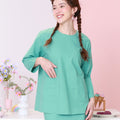 baju raya family sedondon adult women pair pockets boxy blouse top tiffany