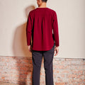 men top button long sleeve eid raya kenduri event wear 