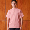 baju raya family sedondon adult men short sleeves watermelon pink