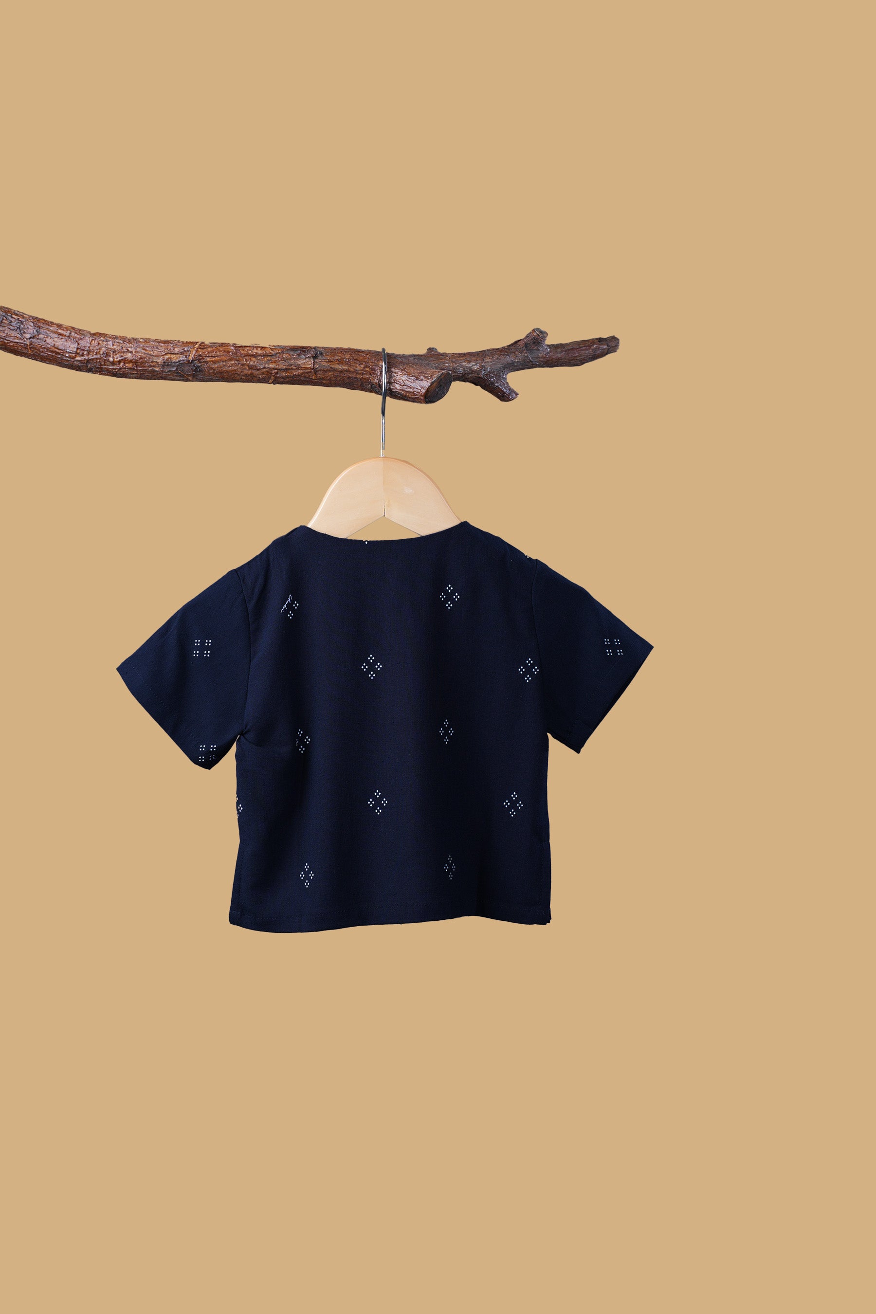 The Nusantara Collection Unisex Baby Top Malam Print