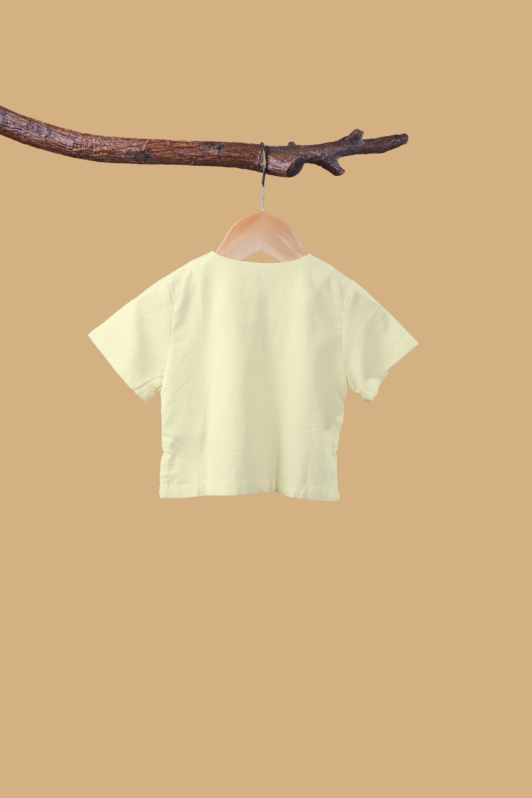 The Nusantara Collection Unisex Baby Top Butter Yellow