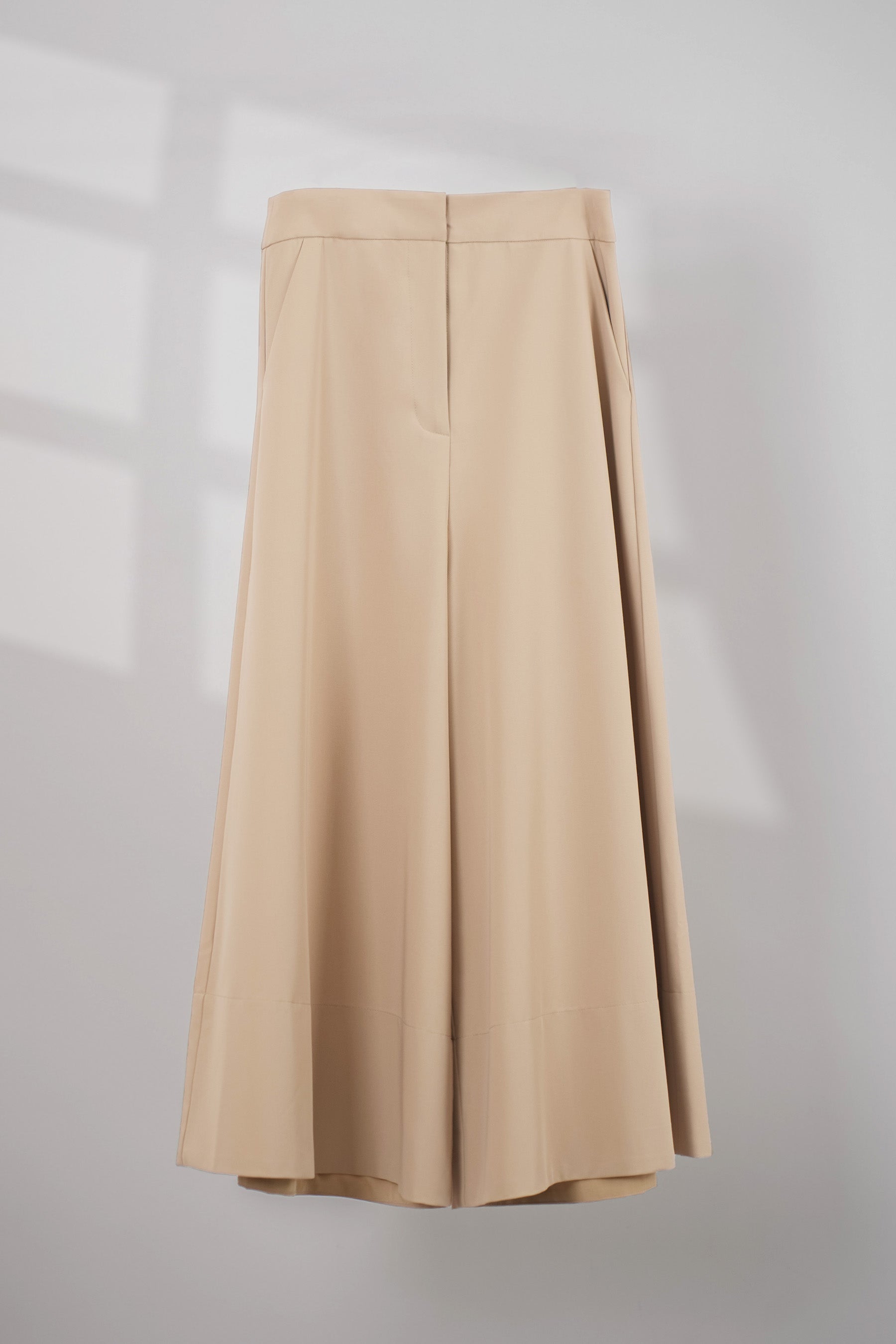 The Office Runway Women Flare Cut Pants Brown