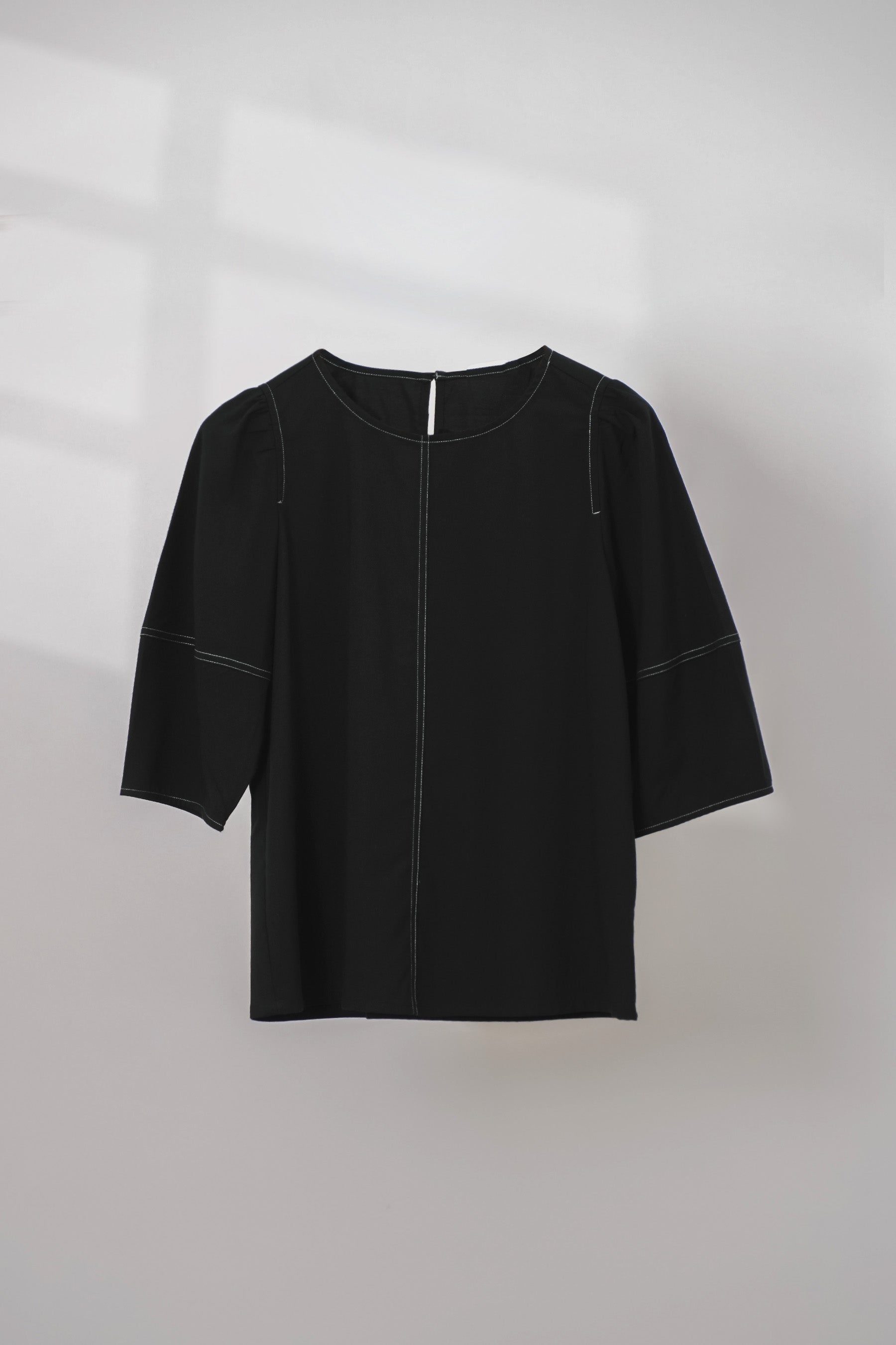 The Office Runway Women Quarter Sleeve Blouse Black