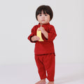 baju raya family sedondon baby baju melayu set red