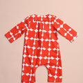 one piece baby rompers button long sleeve eid raya kenduri event wear