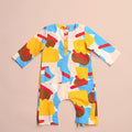 baju raya family sedondon baby jumpsuit jellybean print