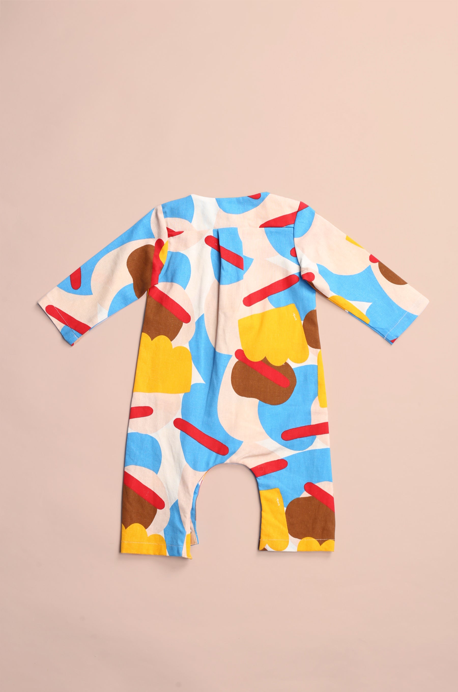 one piece baby rompers button long sleeve eid raya kenduri event wear