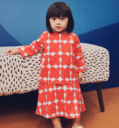 baju raya family sedondon baby kurung dress bubblegum print