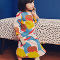 cotton linen baby kurung dress