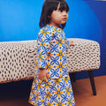 baju raya family sedondon baby kurung dress popcorn print