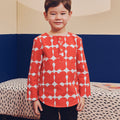 baju raya kids boy kurta top bubblegum print