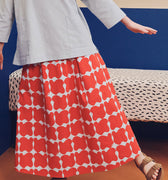 baju raya family sedondon kids girl teacup skirt bubblegum print 