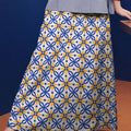 baju raya family sedondon adult woman classic skirt popcorn print