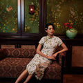 [Preorder, Deliver Mid Nov] The Huā Collection Women Fitted Cheongsam in 绮 Elegant Lace Green - Umbi