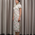 [Preorder, Deliver Mid Nov] The Huā Collection Women Fitted Cheongsam in 绮 Elegant Lace Green - Umbi