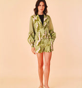 Puffer Sleeve Jacket with Shorts - Umbi