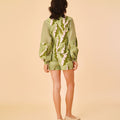 Puffer Sleeve Jacket with Shorts - Umbi