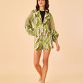 Puffer Sleeve Jacket with Shorts - Umbi