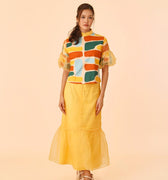 Puffer Sleeve with Flare Dress - Umbi